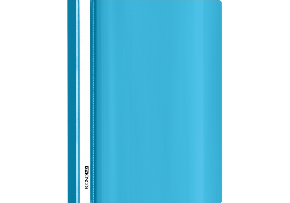 Папка-швидкозшивач ECONOMIX А4 без перф., глянець блакитний (E31511-11)